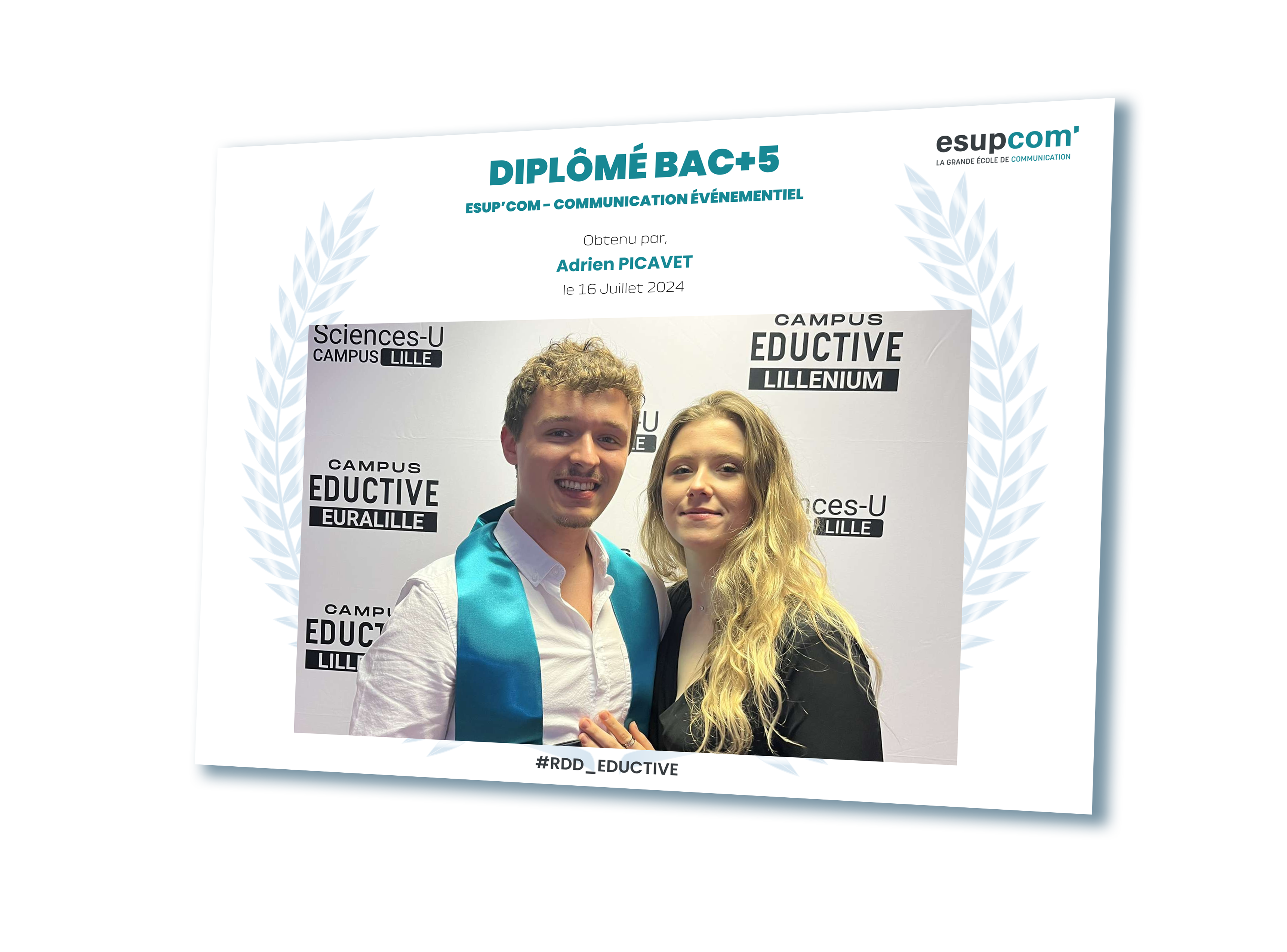 concept diplôme esupcom